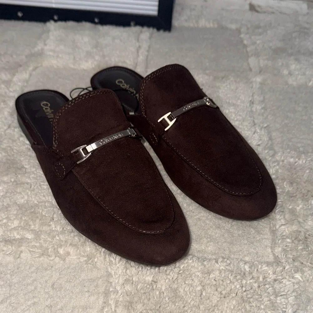 Calvin Klein Womens Sidoll Mule